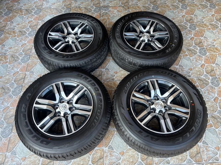 ล้อ Toyota fortuner leader s bridgestone dueler at 693 lll 265-65-17 y4325 (ป้ายแดง)