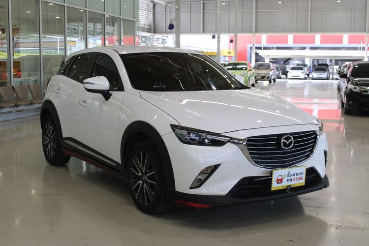 Mazda CX-3 2016 2.0 S Sedan เบนซิน ไม่ติดแก๊ส เกียร์อัตโนมัติ ขาว