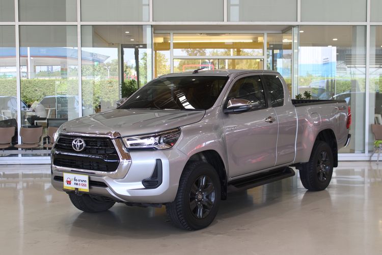 Toyota Hilux Revo 2021 Smart Cab 2.4 Entry Prerunner Pickup ดีเซล ไม่ติดแก๊ส เกียร์อัตโนมัติ บรอนซ์เงิน รูปที่ 3
