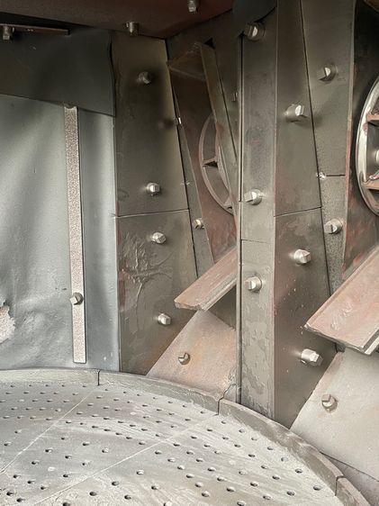 เครื่องพ่นทรายรุ่นโต๊ะหมุน จานกว้าง 1.5 เมตร รับน้ำหนักได้ 300 กิโล รูปที่ 7