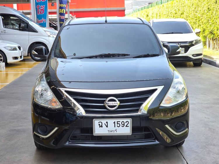 Nissan Almera 2015 1.2 E Sportech Sedan เบนซิน ไม่ติดแก๊ส เกียร์อัตโนมัติ ดำ รูปที่ 2