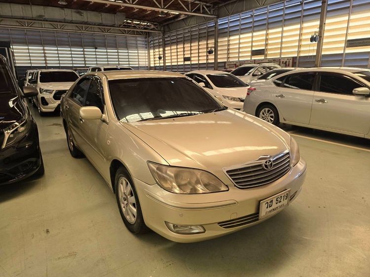 Toyota Camry 2003 2.4 Q Sedan เบนซิน ไม่ติดแก๊ส เกียร์อัตโนมัติ บรอนซ์ทอง รูปที่ 3