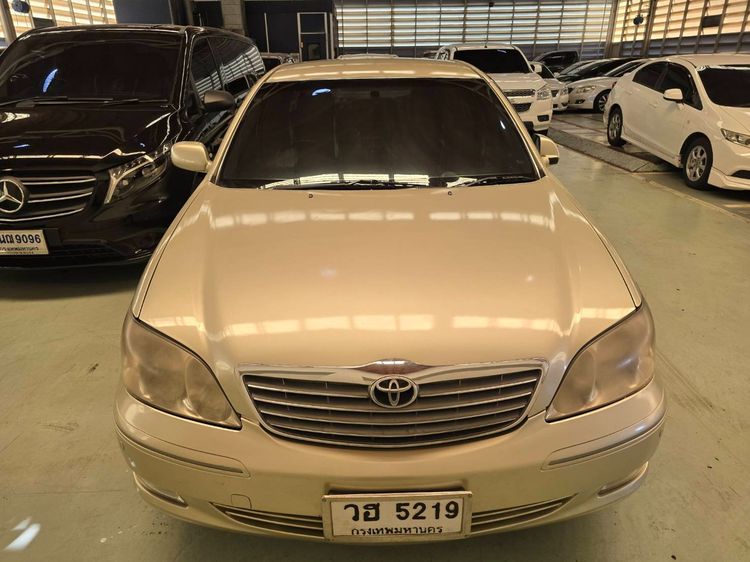 Toyota Camry 2003 2.4 Q Sedan เบนซิน ไม่ติดแก๊ส เกียร์อัตโนมัติ บรอนซ์ทอง รูปที่ 2