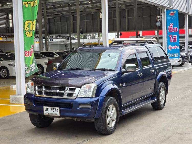 Isuzu D-MAX 2003 3.0 LS 4WD Pickup ดีเซล ไม่ติดแก๊ส เกียร์ธรรมดา น้ำเงิน รูปที่ 3