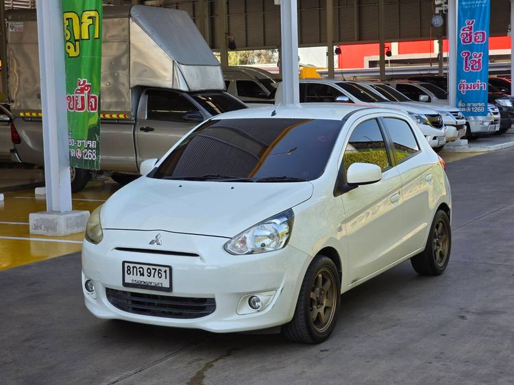 Mitsubishi Mirage 2012 1.2 GLS Sedan เบนซิน ไม่ติดแก๊ส เกียร์อัตโนมัติ ขาว รูปที่ 3