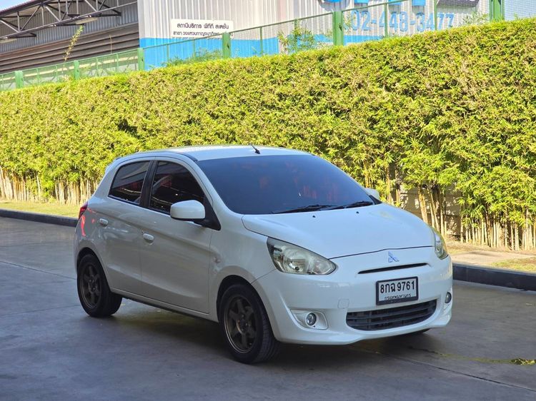 รถ Mitsubishi Mirage 1.2 GLS สี ขาว