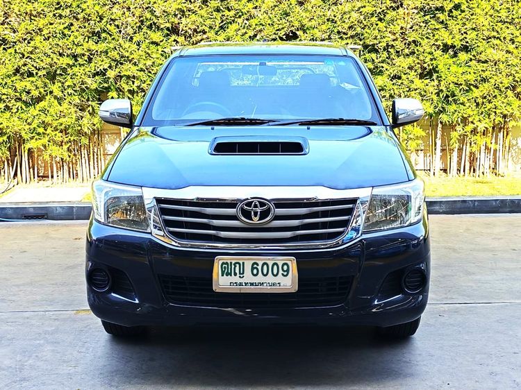 Toyota Hilux Vigo 2011 2.5 Smart Cab E Pickup ดีเซล ไม่ติดแก๊ส เกียร์ธรรมดา ดำ รูปที่ 2