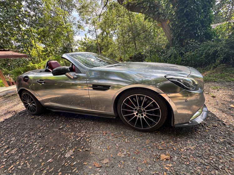 รถ Mercedes-Benz SLC-Class SLC300 สี เงิน
