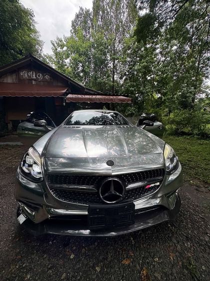 Mercedes-Benz SLC-Class 2016 SLC300 Sedan เบนซิน ไม่ติดแก๊ส เกียร์อัตโนมัติ เงิน รูปที่ 2