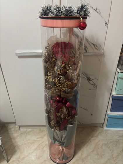 กล่องใชว์ตุ๊กตาดอกไม้