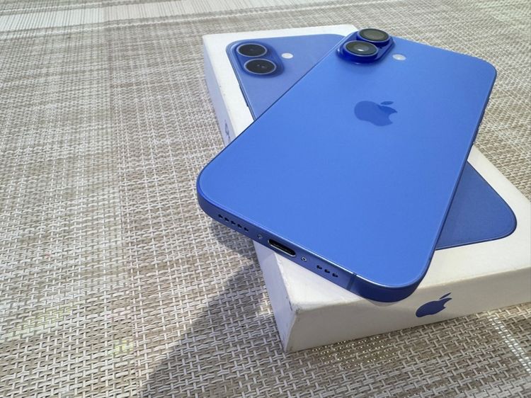 iPhone 16 สีฟ้า 128 ผ่อนได้ รูปที่ 3