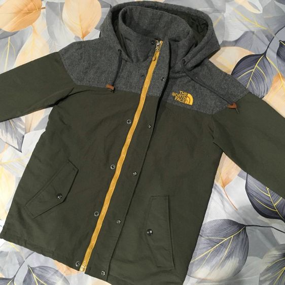 The North Face Mountain Parka เสื้อกันหนาวสไตล์วินเทจ ดีไซน์ Hybrid Wool