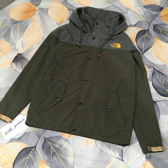 The North Face Mountain Parka เสื้อกันหนาวสไตล์วินเทจ ดีไซน์ Hybrid Wool รูปที่ 3