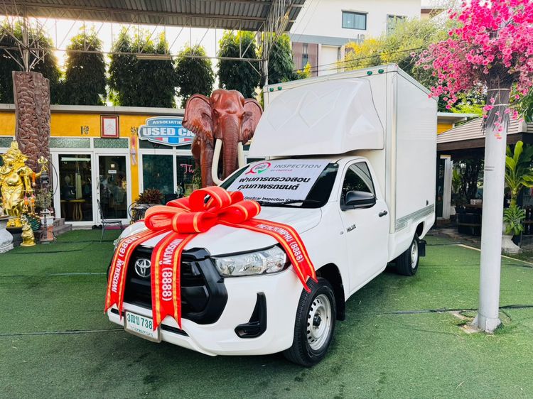 Toyota Hilux Revo 2020 2.4 Entry Pickup ดีเซล ไม่ติดแก๊ส เกียร์ธรรมดา ขาว รูปที่ 3