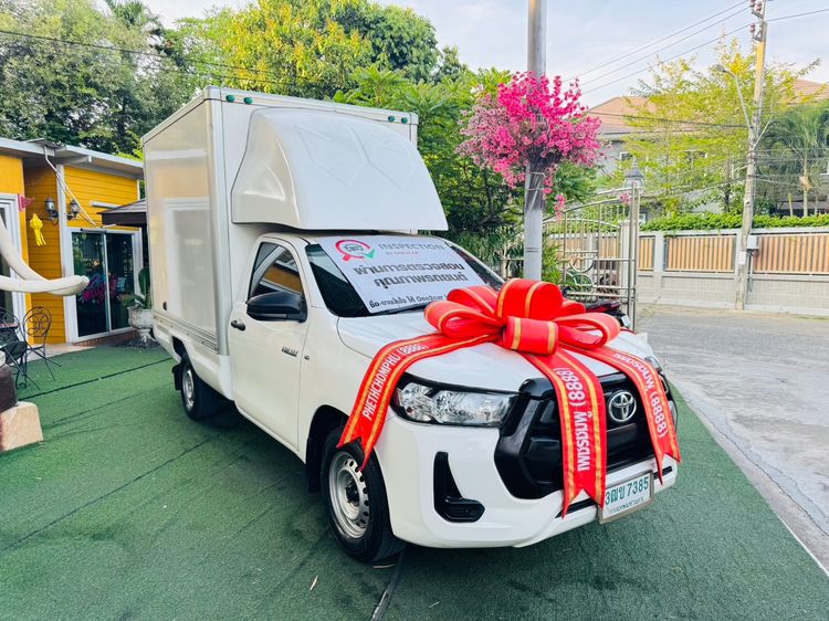 Toyota Hilux Revo 2020 2.4 Entry Pickup ดีเซล ไม่ติดแก๊ส เกียร์ธรรมดา ขาว รูปที่ 2