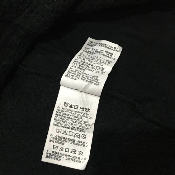 NIKE fleece Therma-FIT เสื้อคอเต่าผ้าฟลีซสีดำ อก50 รูปที่ 10