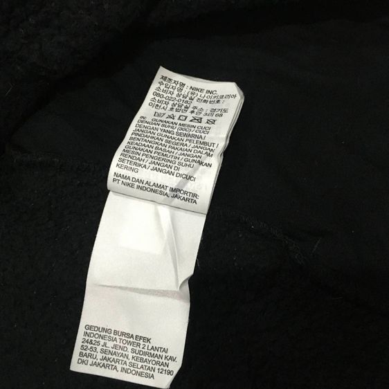 NIKE fleece Therma-FIT เสื้อคอเต่าผ้าฟลีซสีดำ อก50 รูปที่ 8