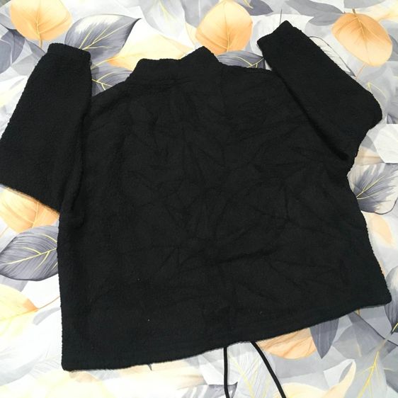 NIKE fleece Therma-FIT เสื้อคอเต่าผ้าฟลีซสีดำ อก50 รูปที่ 11