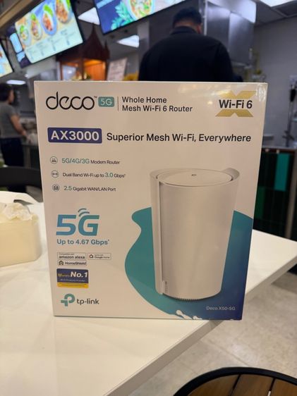 อุปกรณ์เครือข่าย ขายด่วน TP-Link Deco X50-5G Mesh Wi-Fi 6 AX3000