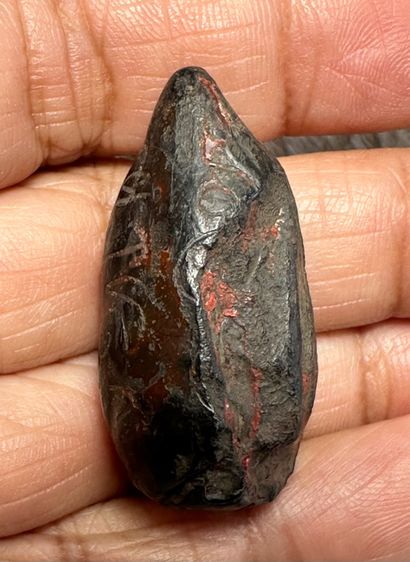 พระกริ่งคลองตะเคียน ด้านหลังกระเทาะเดิม ลงรักร่องชาด มีกริ่ง รูปที่ 2