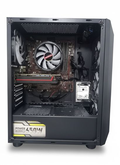 คอมพิวเตอร์ชุด CORE i5 Gen9 9400F MSI B360M PRO-VDH VGA RX 580 4GB RAM DDR4 16GB SSD M.2 250GB HDD 1TB รูปที่ 6