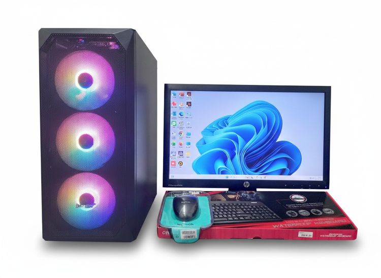 Intel ใช่ HDMI วินโดว์ 16 กิกะไบต์ คอมพิวเตอร์ชุด CORE i5 Gen9 9400F MSI B360M PRO-VDH VGA RX 580 4GB RAM DDR4 16GB SSD M.2 250GB HDD 1TB