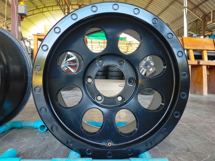 แม็กขอบ16 กว้าง8 et0 ใส่กระบะ 6 รู 139 รูปที่ 4