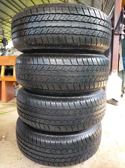 แม็กขอบ16 สีเดิม กว้าง8 et0 พร้อมยางป้ายแดงบริสโตน 265 70 16 ปี23 ตุ่มหน้ายางยังอยู่ทุกเส้น ใส่กระบะตัวสูงได้ทุกรุ่น  ยกเว้นนาวาร่า รูปที่ 14