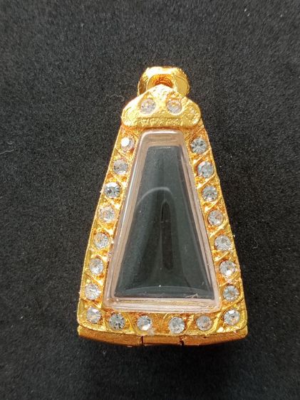 กรอบทองไมครอน ฝังพลอยพระผงสุพรรณ รูปที่ 2