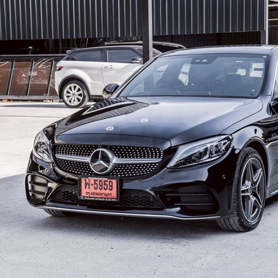 Mercedes-Benz C-Class 2020 C350 Sedan ปลั๊กอินไฮบริด (PHEV) ไม่ติดแก๊ส เกียร์อัตโนมัติ ดำ รูปที่ 2