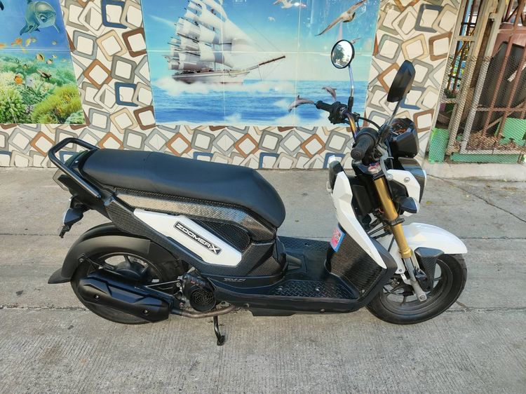 🛵ยังไงก็ขาย ZOOMER-X ปี 56 เครื่องดี สีสวย สตาร์ทมือ (งดต่อ ท่อดัง) เล่มชุดโอนครบ+เปลี่ยนถ่ายน้ำมันเครื่องฟรี ส่งฟรี30 ก.ม รูปที่ 3