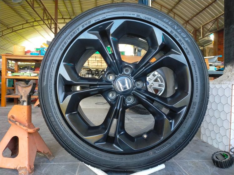 แม็กฮอนด้า สีเดิม ขอบ17 พร้อมยางดันลอป 225 45 17 ปี24 ใส่ civic ได้ทุกรุ่น