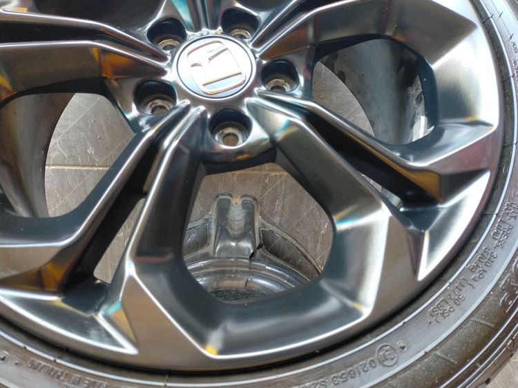 แม็กฮอนด้า สีเดิม ขอบ17 พร้อมยางดันลอป 225 45 17 ปี24 ใส่ civic ได้ทุกรุ่น รูปที่ 5