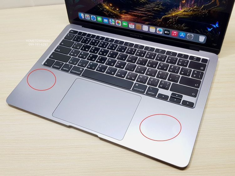 MacbookAir (Retina 13-inch, 2020) i5 1.1Ghz SSD 512Gb Ram 8Gb สีสเปซเกรย์ อัพเกรดสุดคุ้ม รูปที่ 9