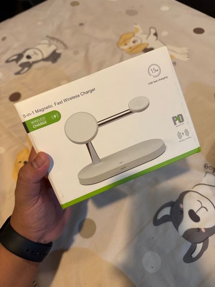 ขายแท่นชาร์จไร้สาย 5-in-1 Magnetic Fast Wireless Charger