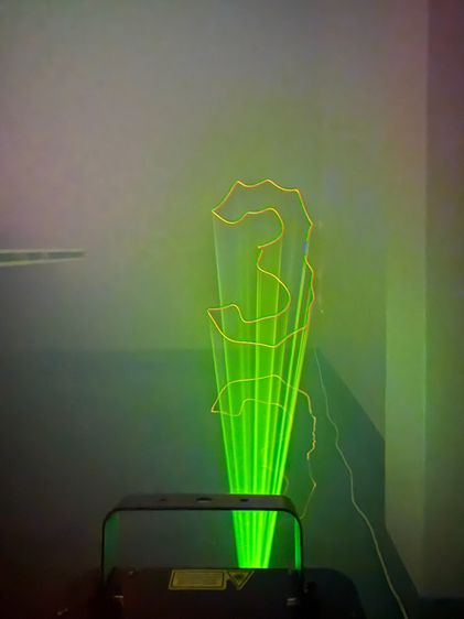 ไฟเลเซอร์ปาร์ตี้ 1หัว7สี เหมาะสำหรับมือใหม่ ใช้งานง่าย ราคาถูก รูปที่ 8