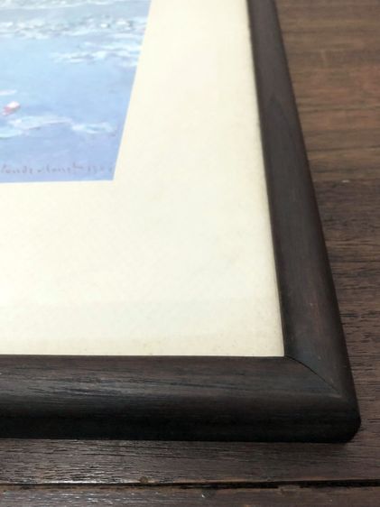 ภาพวาดสีน้ำมัน ของ CLAUDE MONET โคลด์ โมเนต์ งานรีโปรดัก ใส่กรอบไม้สักพร้อมแขวน รูปที่ 5