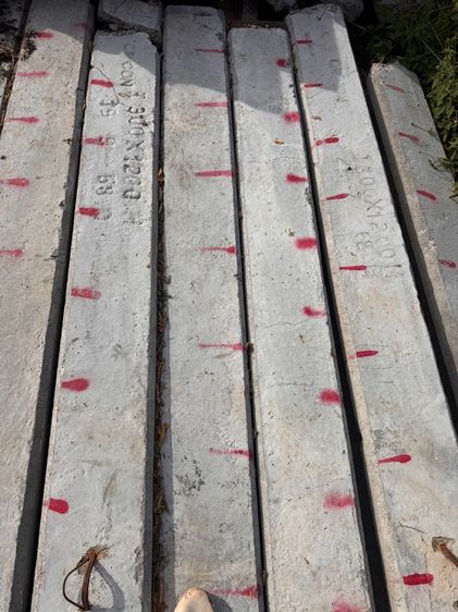 สาไอคอนกรีตอัดแรง หน้ากว้าง 30 ซม. ยาวประมาณ 3 เมตร  รูปที่ 3