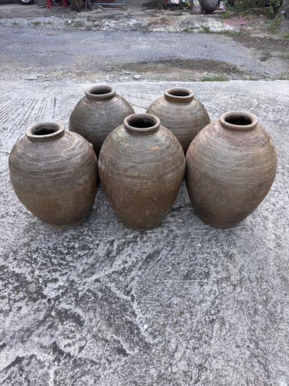 ขายเหมาไหโบราณ 5ใบ