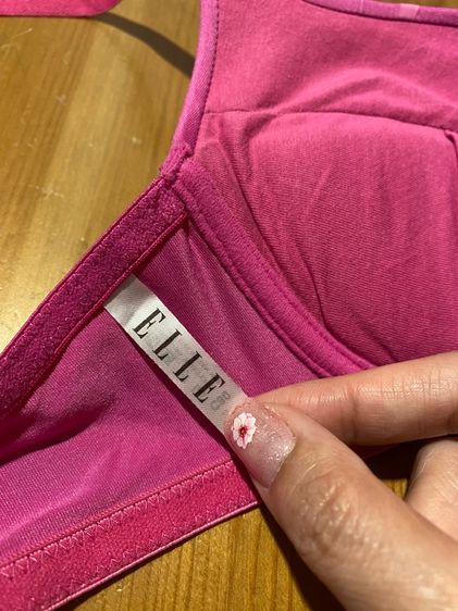 บรา แบรนด์ ELLE สีชมพู รูปที่ 5