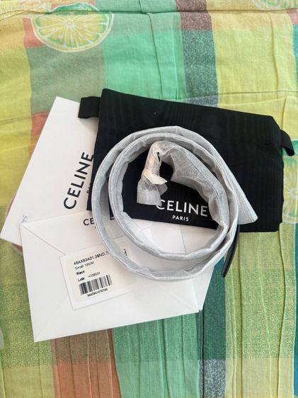 เข็มขัด celine small 18 mm black No.75 รูปที่ 3