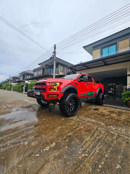 Ford Ranger 2018 3.2 XLT 4WD Pickup ดีเซล ไม่ติดแก๊ส เกียร์ธรรมดา แดง