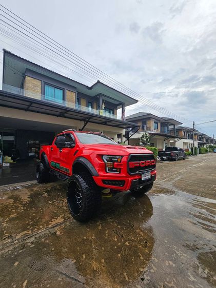 Ford Ranger 2018 3.2 XLT 4WD Pickup ดีเซล ไม่ติดแก๊ส เกียร์ธรรมดา แดง รูปที่ 3