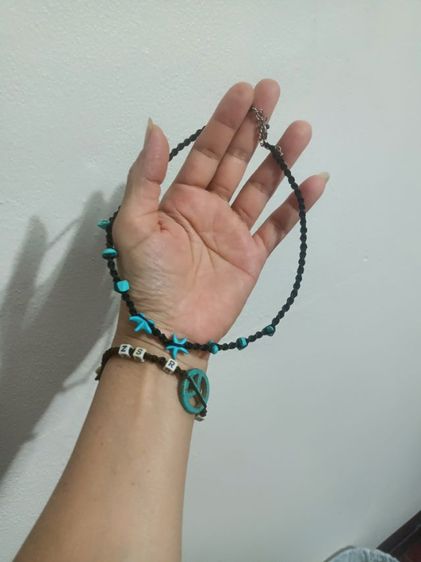 สร้อยคอ สร้อยข้อมือถักเธอคอยท์ 