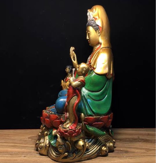 ✨รูปปั้นพระโพธิสัตว์กวนอิมปางประทานพร  รูปที่ 5