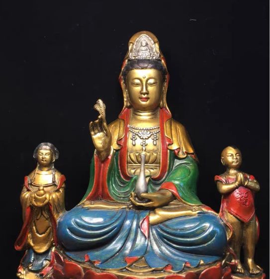 ✨รูปปั้นพระโพธิสัตว์กวนอิมปางประทานพร  รูปที่ 3