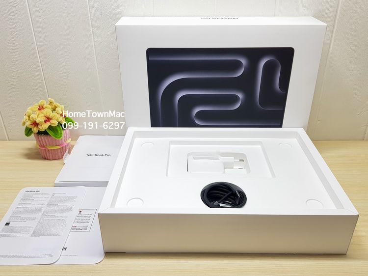 MacbookPro (Retina14-inch, 2025) M5 10-Core CPU 10-Core GPU SSD 1Tb Ram 16Gb สี Space Black มีประกัน ชาร์จเพียง 7 Cycle Battery 100 รูปที่ 2