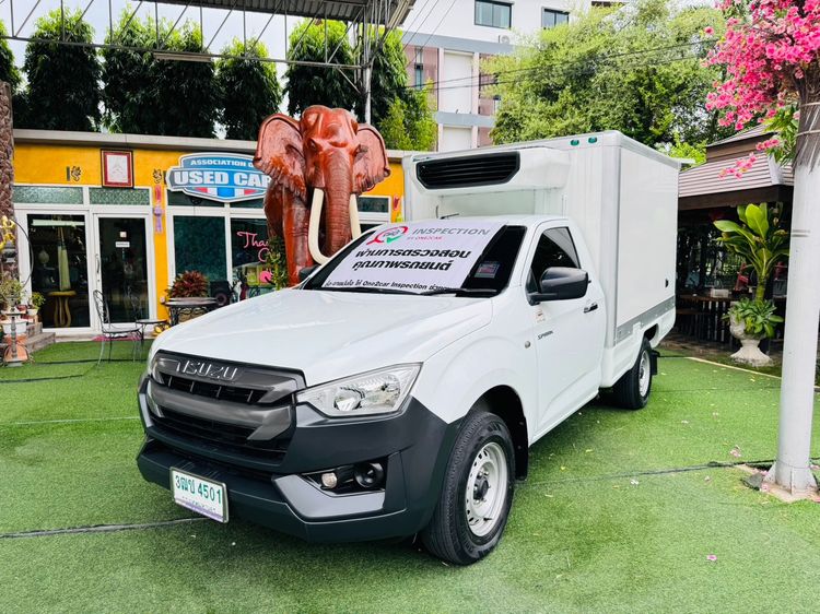 Isuzu D-MAX 2021 1.9 S Pickup ดีเซล ไม่ติดแก๊ส เกียร์ธรรมดา ขาว รูปที่ 2