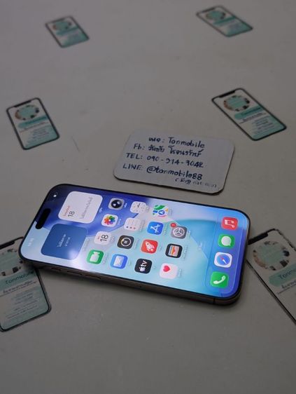 ขาย เทิร์น iPhone 16 Pro Max 256 Desert ศูนย์ไทย สภาพใหม่เอี่ยม อุปกรณ์ครบยกกล่อง สุขภาพแบต 96 ประกันเหลือ 2 เดือน เพียง 32,990 บาท ครับ  รูปที่ 3