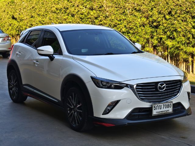 Mazda CX-3 2016 2.0 S Sedan เบนซิน ไม่ติดแก๊ส เกียร์อัตโนมัติ ขาว